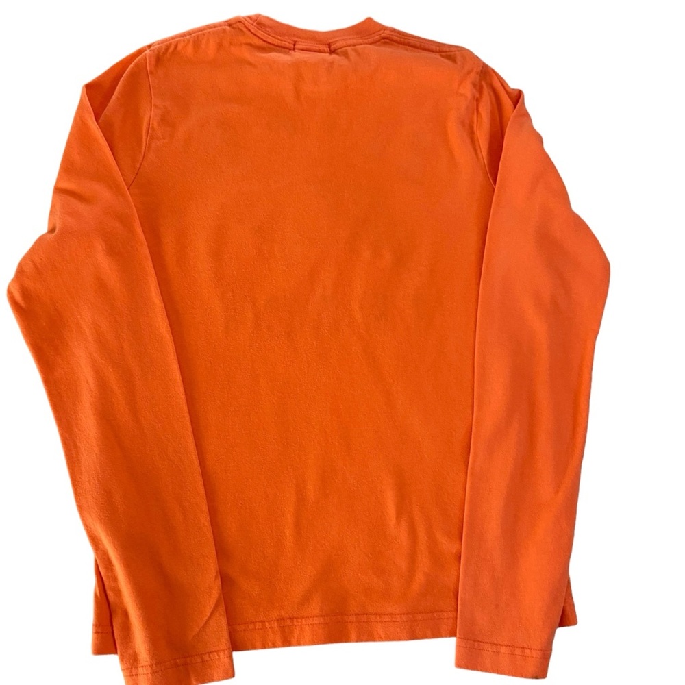 Abercrombie Kids Muscle Tee “fitch TRACK 9”Graphics Embroidered Orange Green XL - Picture 4 of 6